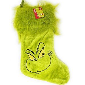 Grinch Christmas Holiday Hanging 18" Stocking by Ruz